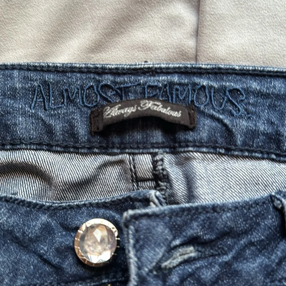 2 forever 21 jeans and 1 almost famous jeans brand ( total of 3 jeans )